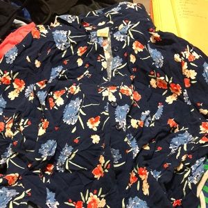 Floral Long sleeve button up